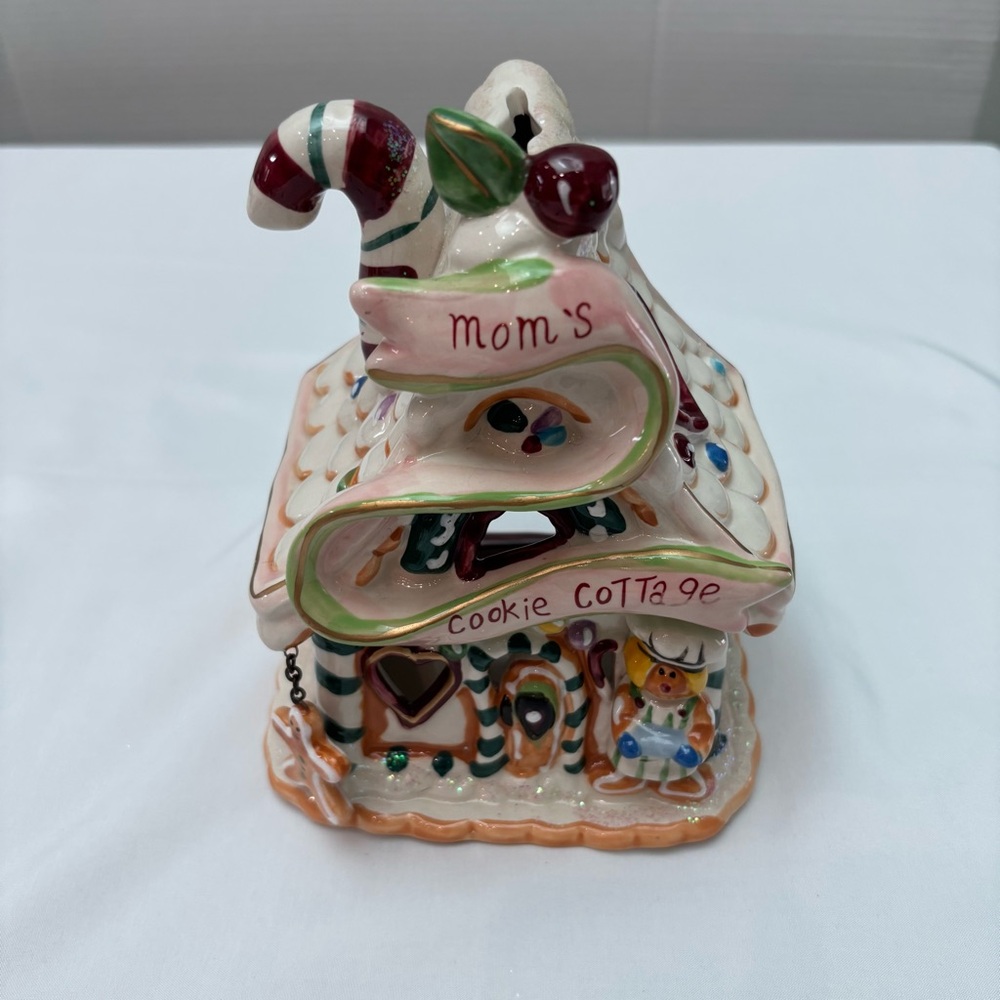 Blue Sky Clayworks Mom’s Cookie Cottage Tealight Holder